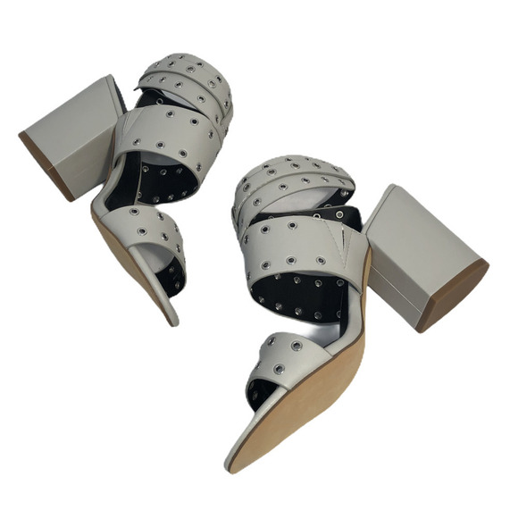 Rebecca Minkoff Carter Grommet Sandals - Picture 8 of 8